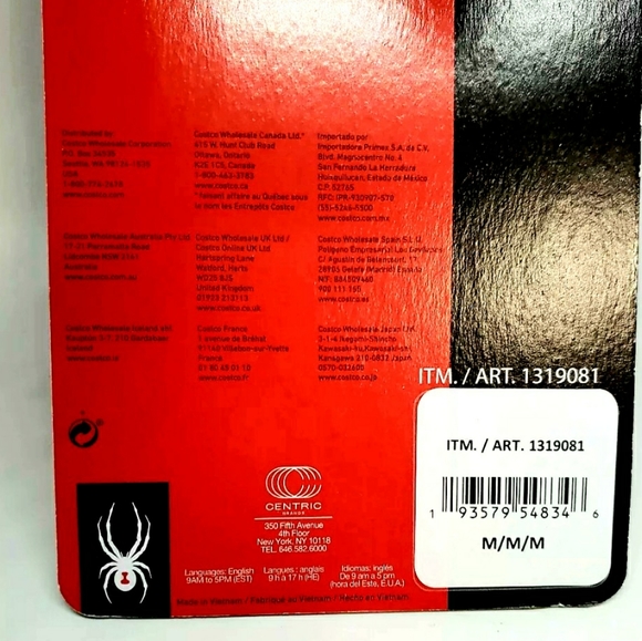 Spyder Leather Palm Gloves, Black; Item # 1319081 Size: M, Medium; NEW - Picture 8 of 10